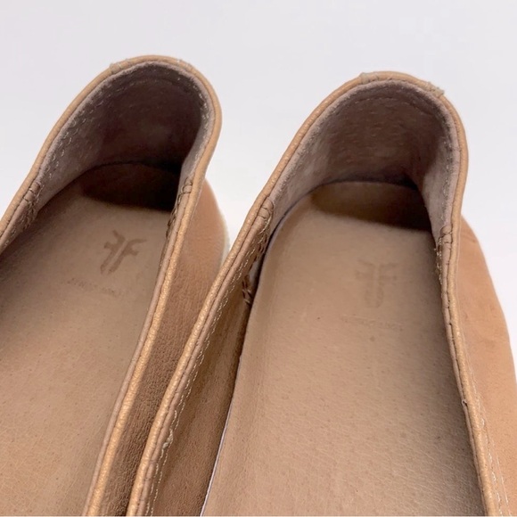 FRYE Melanie Slip-On Ash Tan Leather Loafers / Flats - Picture 5 of 8